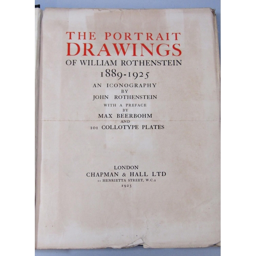 237 - Art Interest - Portrait Drawings by William Rothenstein, 60 Designs for the Theatre, by Albert Ruthe... 