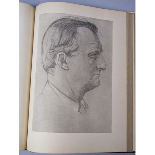 237 - Art Interest - Portrait Drawings by William Rothenstein, 60 Designs for the Theatre, by Albert Ruthe... 