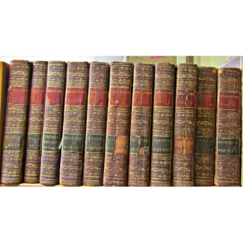 239 - Antiquarian Interest - Eleven volumes of Shakespeare, printed for John Bell, British Library - The S... 