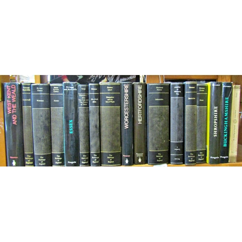 242 - Topographical Interest - Pevsner, 17 volumes  - The Buildings of England