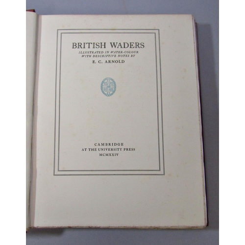 275 - Wildlife Interest - to include British Waders by E C Arnold, A History of Sussex Birds in three volu... 