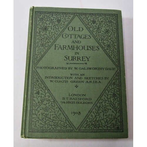 290 - Old Cottages and Farmhouses in Surrey c.1908, and Etienne Robo - Mediaeval Farnham