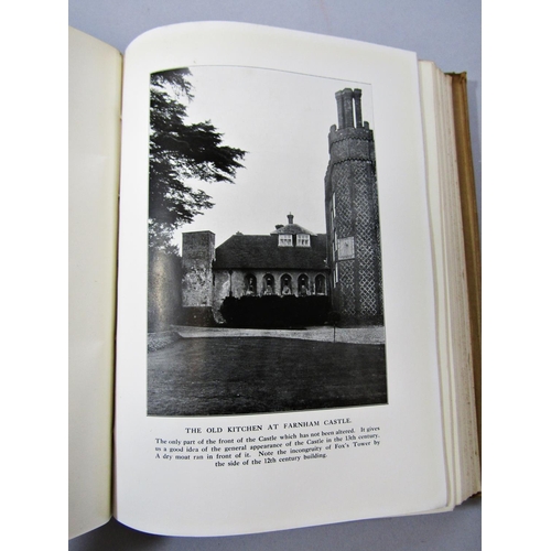 290 - Old Cottages and Farmhouses in Surrey c.1908, and Etienne Robo - Mediaeval Farnham