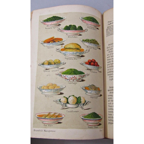 293 - Mrs Beeton's Book of Household Management (rebound) coloured plates, c.1880