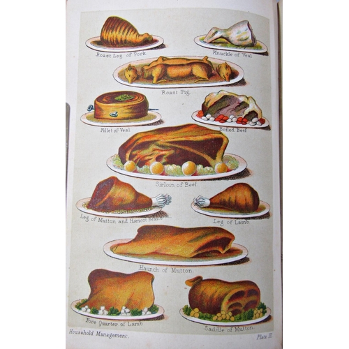 293 - Mrs Beeton's Book of Household Management (rebound) coloured plates, c.1880