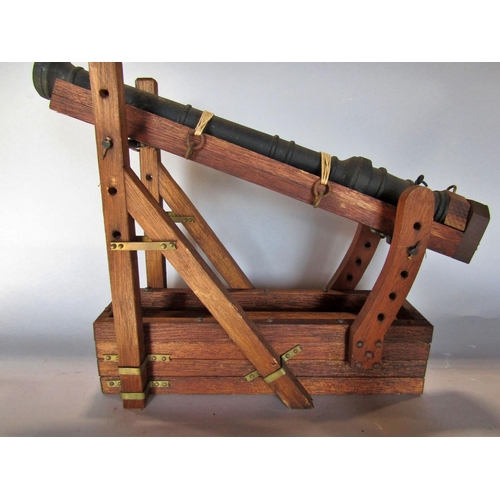 1463 - Seven examples of home made Chinese and Japanese miniature cannons, sold on behalf of Break Charity.