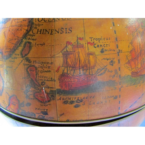 1472 - A drinks cabinet in the form of an 18th century Terrestrial Globe with a hinged equator opening to r... 