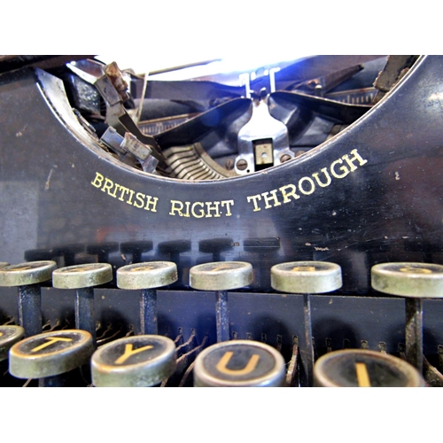 1484 - An Imperial Model T 50 “British Right Through” Typewriter , circa 1930’s