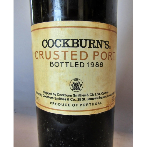 1486 - A bottle of “approachable” 1988 Cockburn Crusted Port, 75cl.