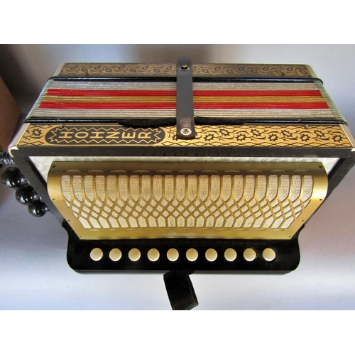 1507 - A good condition, working Hohner  Accordion with it’s original cardboard box.