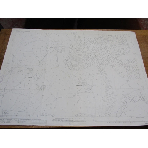 2425 - A very large quantity of ordnance survey maps, scale 1:1/2500 in the main, covering the Wotton Under... 