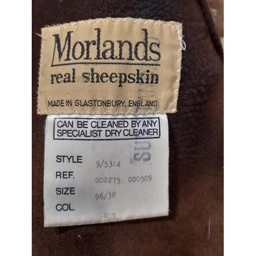 1570 - 3 sheepskin coats comprising womens coats by Morlands size 38 and by European High Fashion (no size ... 