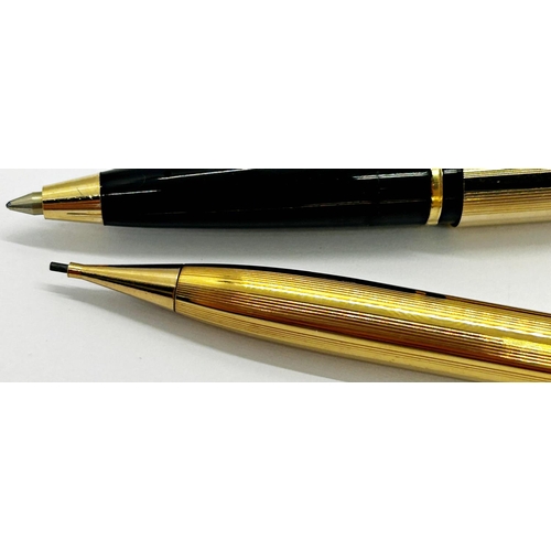 1394 - Sheaffer Triumph fluted 2797 rollerball and pencil