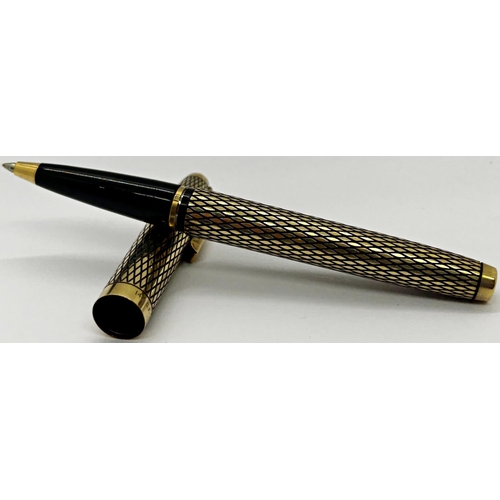 1399 - Sheaffer Imperial 683 diamond gold plated rollerball pen