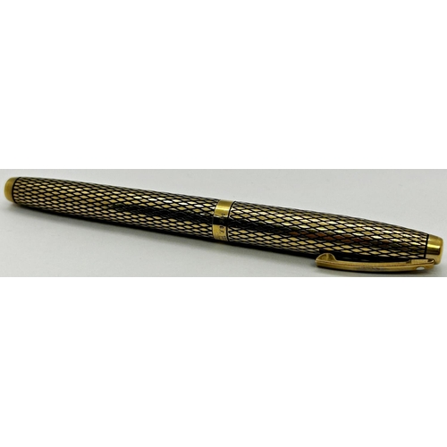 1399 - Sheaffer Imperial 683 diamond gold plated rollerball pen