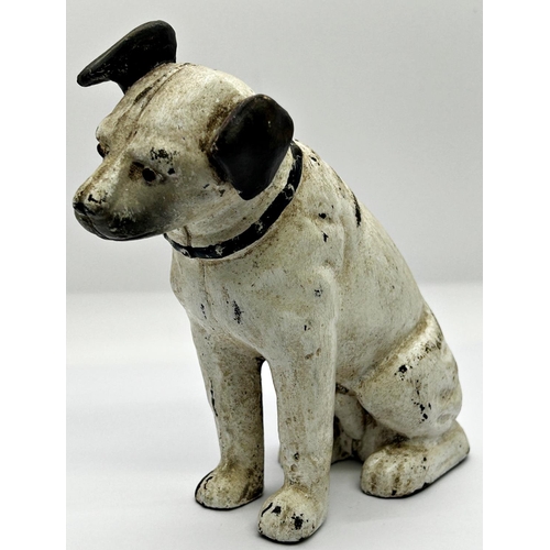 1406 - A cast iron figure of Nipper