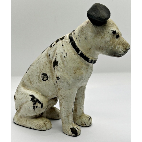 1406 - A cast iron figure of Nipper