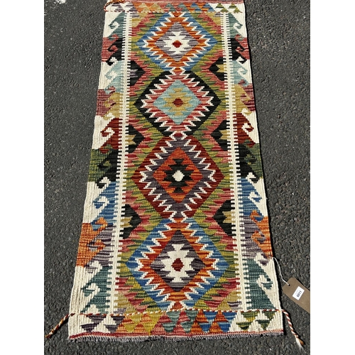 1621 - A Chobi Kilim Runner 154cm x 63cm approx.