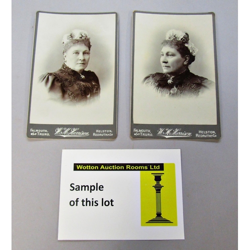 318 - Approx 200 Victorian portrait photographs on card including a number of topographical cards, commerc... 