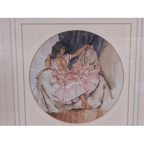 38 - William Russell Flint (1880-1969) - Four prints, mounted and framed as a set of two pairs, mounting ... 