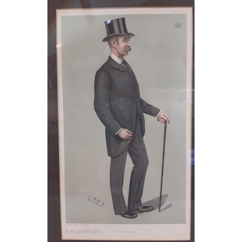 45 - Ten Vanity Fair Spy and Ape Chromolithographic Prints of POLITICIANS to Include: Sir Alexander Fulle... 