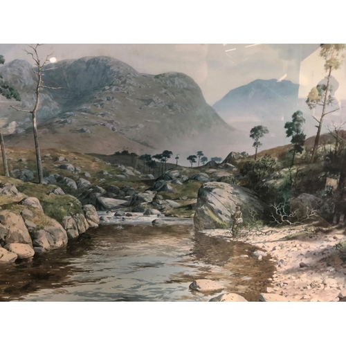 189 - (Angling Interest) Four signed prints by different artists: N. A. Hayes - 'Cascade Lingwell Beck: Wa... 