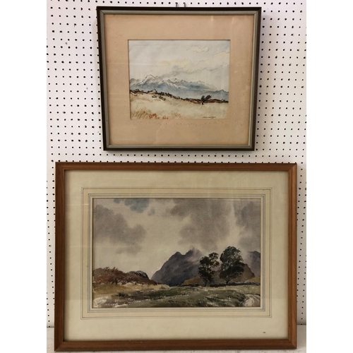 137 - Two Watercolours on Paper: James Fletcher-Watson (1913-2004) - Northern Landscape, signed lower left... 