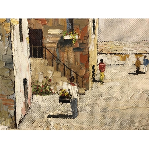 88 - Cecil Rochfort Doyly-John (1906-1993) - 'Fishing Bay, San Savino', oil on board, signed lower left, ... 