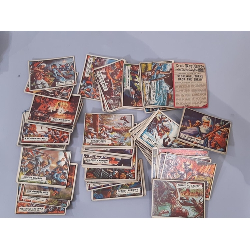 320A - Bubblegum cards from 1960's including Batman, American Civil War, Man from Uncle, football etc toget... 