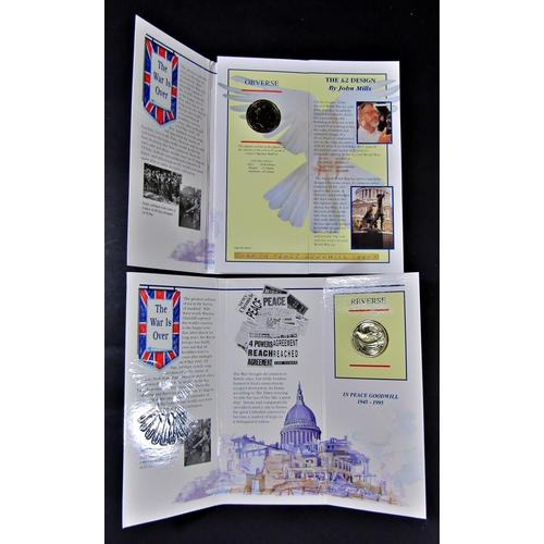 1410 - A collection of G.B. uncirculated coins, five Guernsey uncirculated anniversary of Liberation crowns... 