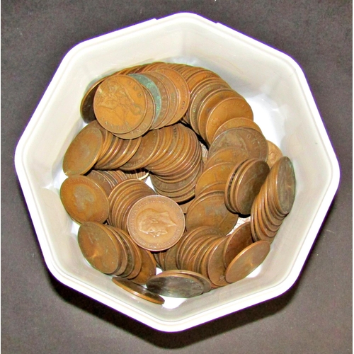 1410A - Collection of decimal bronze coinage further silver (pre 1946) and later nickel coinage