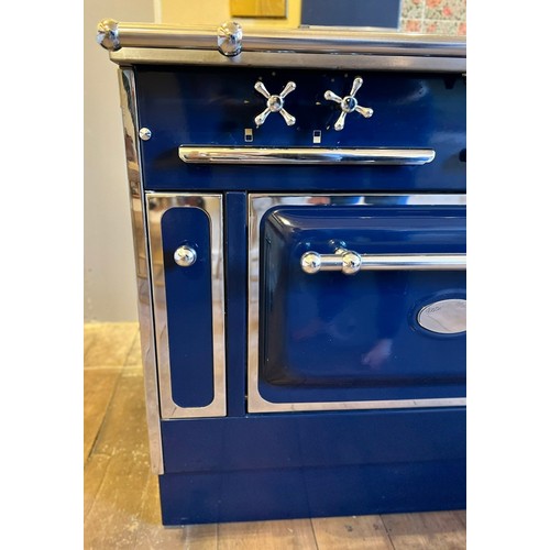 2099 - Forneaux Morice cooker, Dual Fuel, Navy, 180cm. Full working order, with instruction manual. Profess... 