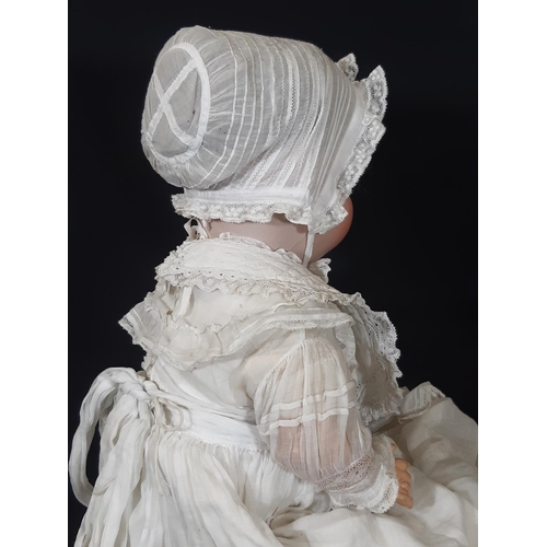 1294 - Early 20th century German character baby doll by Kämmer & Reinhardt with 'dolly faced' bisque head p... 