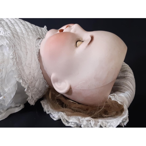 1294 - Early 20th century German character baby doll by Kämmer & Reinhardt with 'dolly faced' bisque head p... 