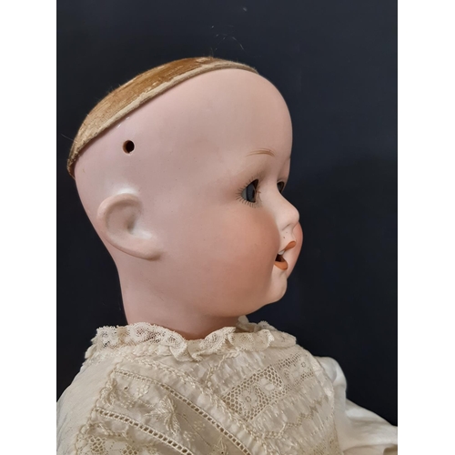 1289 - German bisque head character baby doll 'Poppy' by E Heubach circa 1918, with 5 piece composition bod... 