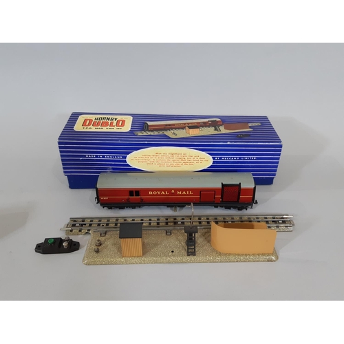 1307 - Collection of Hornby Dublo railway modelling items comprising Hornby Dublo 2-6-4 Tank Locomotive EDL... 