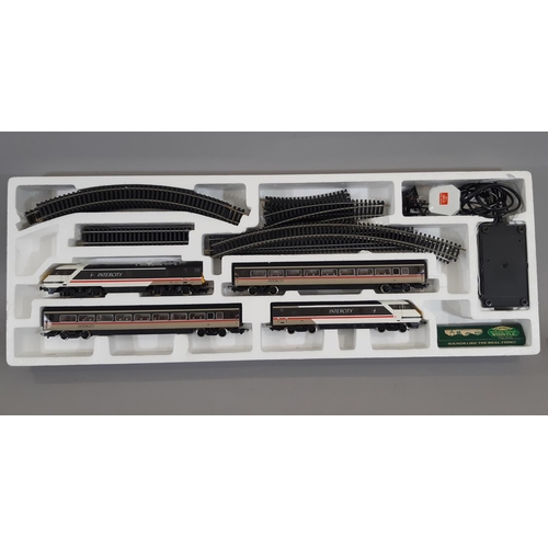 1302 - Hornby 00 gauge Intercity 225 Electric Train Set R696 with operating instructions, some additional t... 