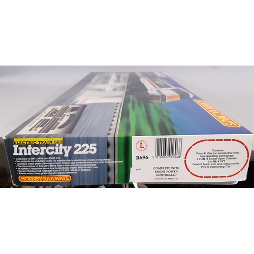 1302 - Hornby 00 gauge Intercity 225 Electric Train Set R696 with operating instructions, some additional t... 