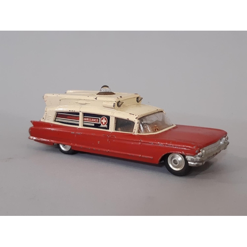 1274 - Corgi model vehicles: Corgi 437' Superior Ambulance on Cadillac chassis' (1962-68), battery operated... 