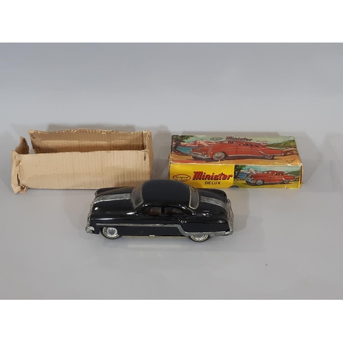 1309 - Mixed collection of vintage toys including boxed Minister Delux car by Amar toys, NYLINT boxed Jeep,... 