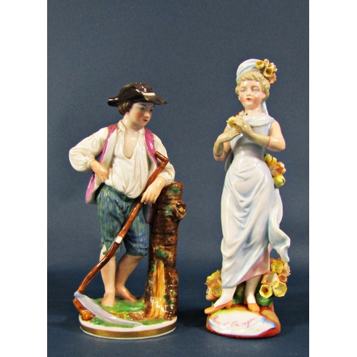 2088 - A group of continental figurines to include Capodimonte and others (10)