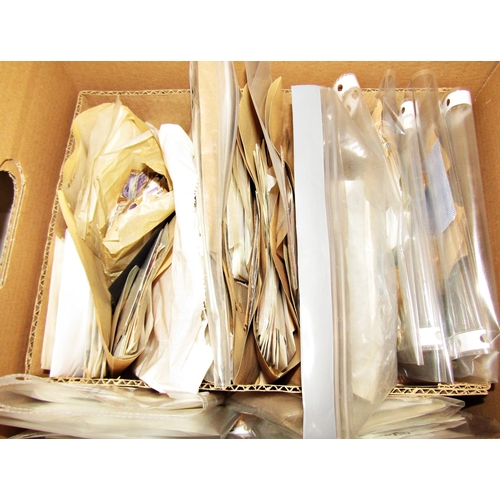 1262 - Two boxes of unsorted worldwide stamps