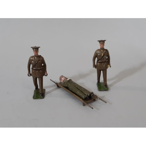 1276 - Collection of early 20th century hollow cast lead toy soldiers including figures by W Britain and Jo... 