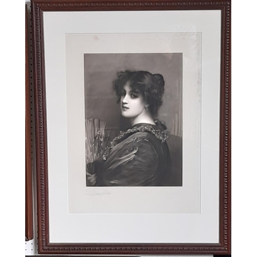 1053 - John Douglas Miller (1860-1903) After Sir Luke Fildes (1843-1927) - 'Sylvia', mezzotint, 29.5 x 40 c... 