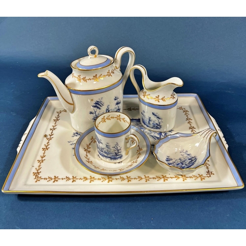 2006 - A small collection of continental porcelain including an Italian cabaret set, in the 18th century st... 