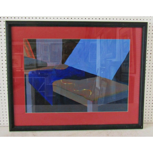 1093 - Derek Lambert - Four Acrylic Works on Paper: 'Carmen', 'Hot Afternoon, Aubeterre' and two untitled, ... 