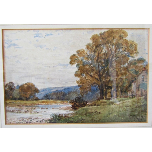 1095 - Edmund Morison Wimperis (1835-1900) - Two watercolours, one signed and dated '77' the other has no v... 