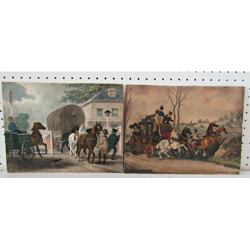 1121 - Collection of 18th/19th Century Equestrian Themed Prints to Include: W. Dickinson - 'The Mistaken No... 