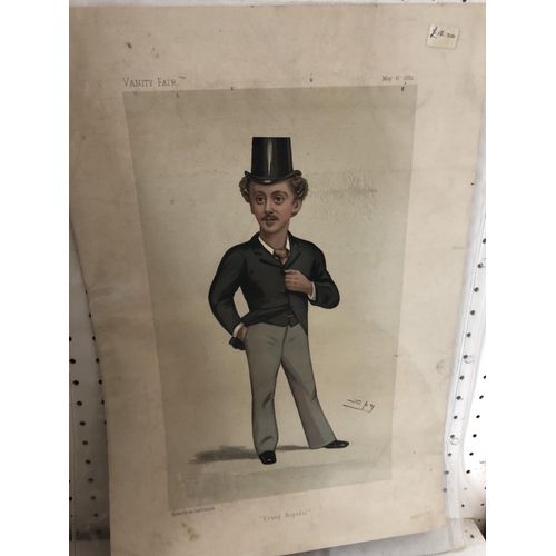 1021 - Twelve Vanity Fair Spy, Ape and .T. Unframed Chromolithograph prints of POLITICIANS to Include: John... 