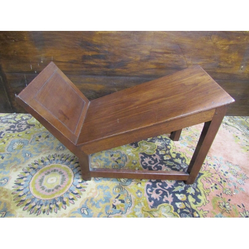 3582 - A 19th century mahogany gout stool